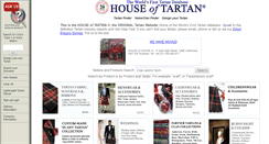 Desktop Screenshot of houseoftartan.com